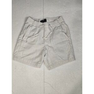 Hollister Men's White Textured Drawstring Shorts Size XS Elastic Waist‎ Casual